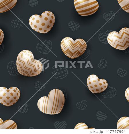 Heart and love - seamless pattern. Heart and love - seamless pattern. 47767994