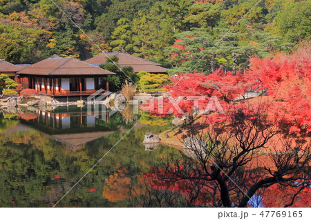 香川県 特別名勝 栗林公園「紅葉」 香川県 特別名勝 栗林公園「紅葉」 47769165