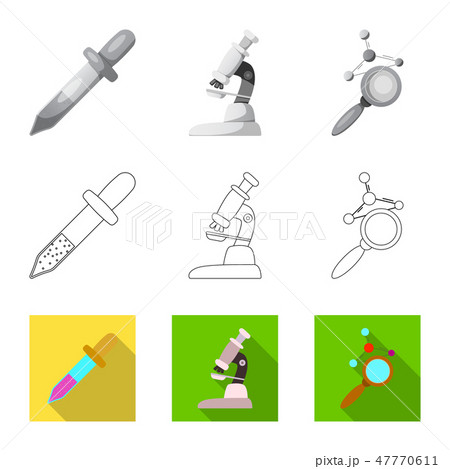 Vector design of genetic and plant sign. Collection of genetic and biotechnology vector icon for Vector design of genetic and plant sign. Collection of genetic and biotechnology vector icon for 47770611