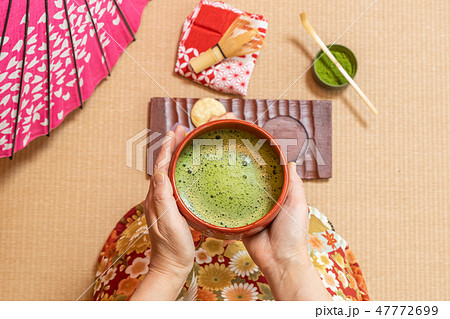 お茶　抹茶　green tea made in Japan 47772699