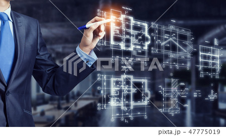 Man engineer at work Man engineer at work 47775019