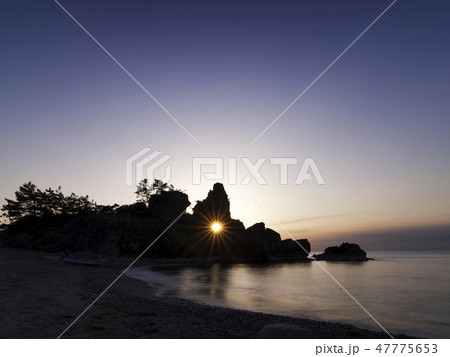 奥能登の風景、窓岩(石川県) 奥能登の風景、窓岩(石川県) 47775653
