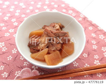 豚スジと大根のおいしい煮物 47776119