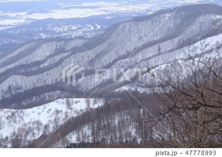 長野県蓼科山の2100m付近から見た南西側方面 47778993