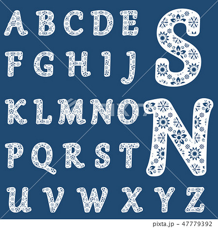 Templates for cutting out letters.  47779392