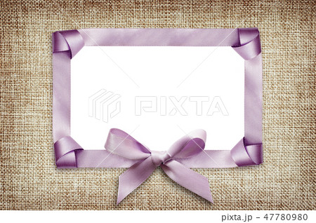 Satin frame and bow Satin frame and bow 47780980