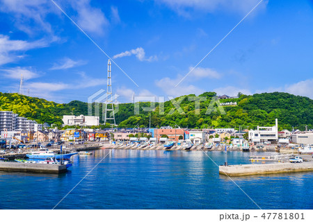（神奈川県）船上から見る久里浜港 47781801