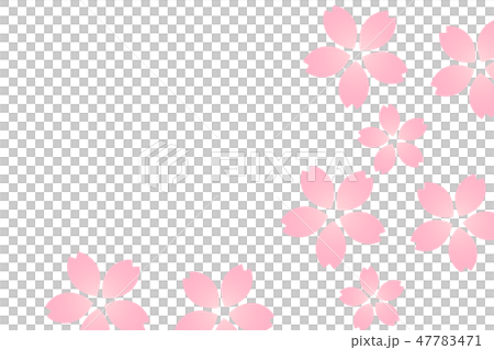 Sakuraguki Background Pink Watermark Stock Illustration