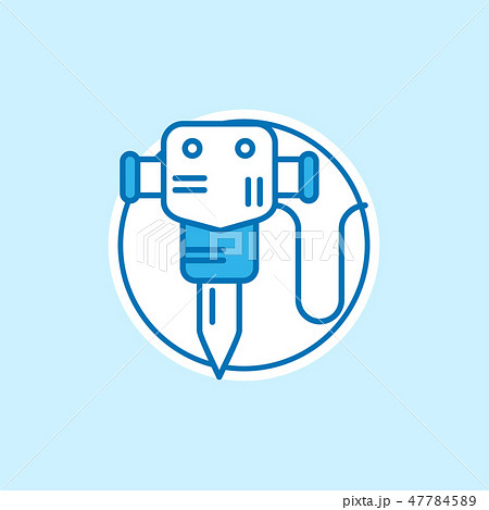 Labour Day Icon With Lightのイラスト素材 [47784589] - Pixta