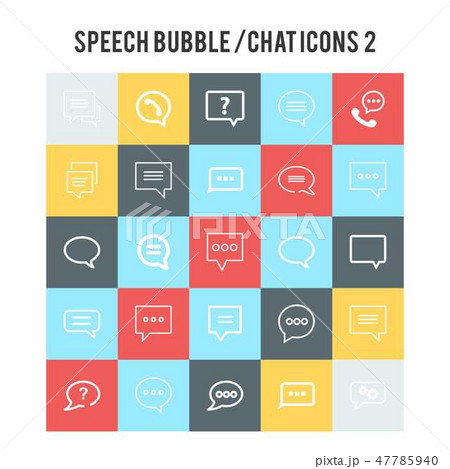 Speech Bubble Icons 47785940