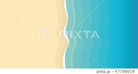 summer holiday on the beach background with sand and turquoise water 47788018