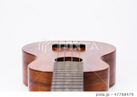 The ukulele guitar isolated on the white backgroun 47788479
