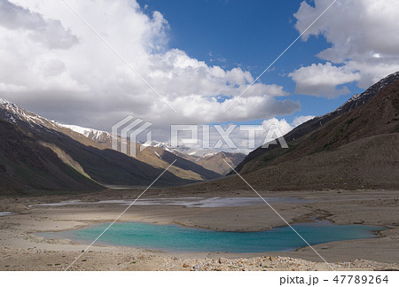 Zanskar landscape  with Himalaya mountains  47789264
