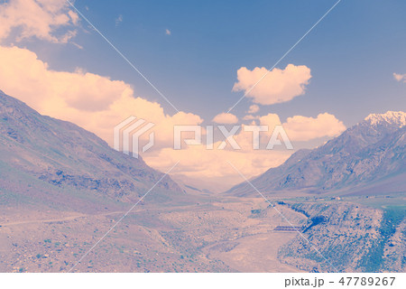 Zanskar landscape  with Himalaya mountains  47789267