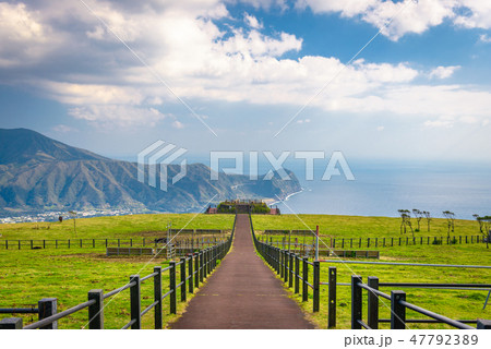 Hachijojima, Tokyo, Japan island landscape. 47792389