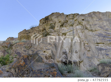 Buddha statue Khartse Khar near Suru Valley ,India Buddha statue Khartse Khar near Suru Valley ,India 47792555
