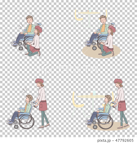 日本ユニバーサルマナー協会監修素材 肢体障害者 日本ユニバーサルマナー協会監修素材 肢体障害者 47792605