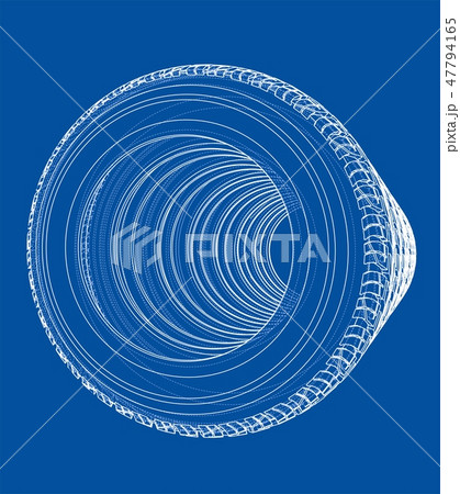 Car tires concept. Vector rendering of 3d Car tires concept. Vector rendering of 3d 47794165