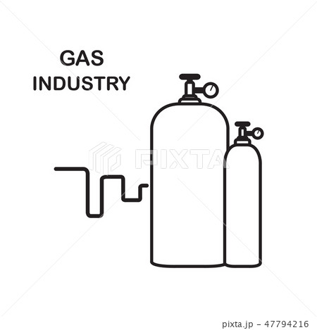 Gas cylinders Gas industry. 47794216