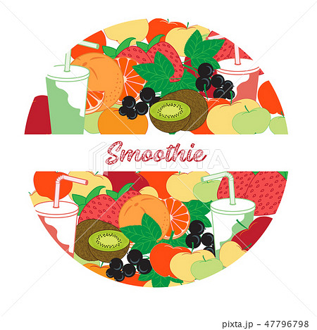Smoothie and ingredients for making smoothie Smoothie and ingredients for making smoothie 47796798