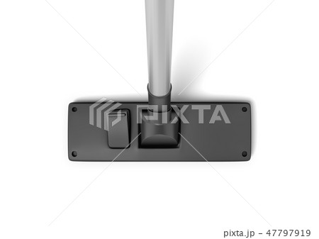 3d rendering of black plastic vacuum brush isolated on white background 3d rendering of black plastic vacuum brush isolated on white background 47797919
