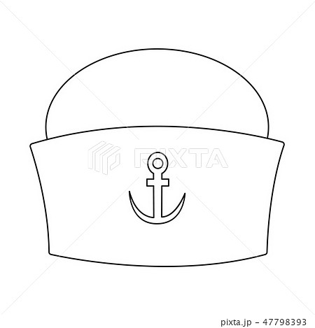 Vector illustration of headwear and cap logo. Collection of headwear and accessory stock symbol for 47798393