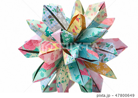 Beautiful flower made of paper 47800649