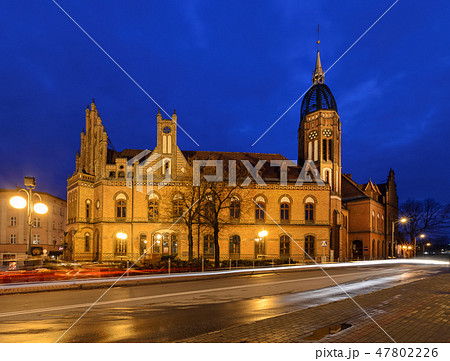 Chorzow post office built in neo-Gothic style  47802226