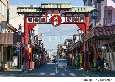 駅前風景 川崎大師駅 表参道 駅前風景 川崎大師駅 表参道 47804267