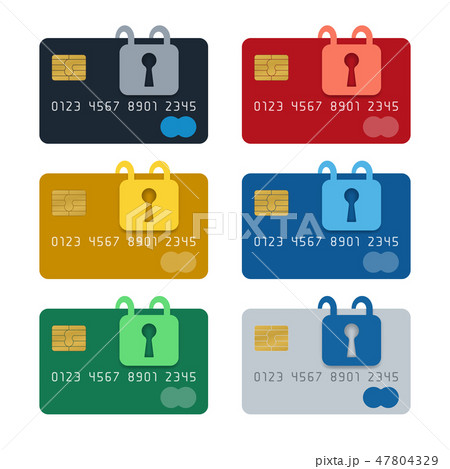 Secure online shopping icon, 47804329