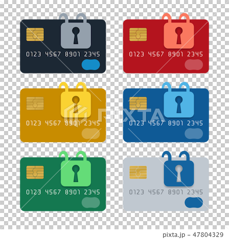 Secure online shopping icon, 47804329