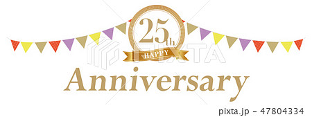 25周年アニバーサリーデコ 47804334