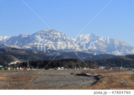 姫川河畔から望む冬の頸城山塊 姫川河畔から望む冬の頸城山塊 47804760