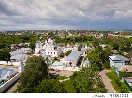 Aerial view of Annunciation Monastery in Murom 47805531