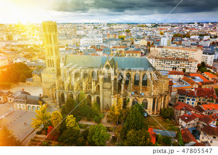 Cathedral in Limoges city, France 47805547