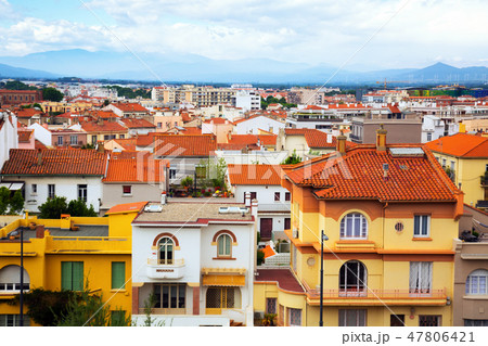 Red roofs of Perpignan Red roofs of Perpignan 47806421