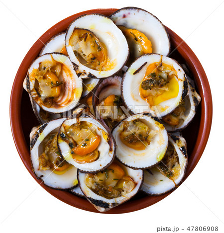 Delicious baked in oven Dog cockles 47806908