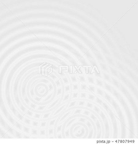 Abstract white rings sound oscillating, circle 47807949