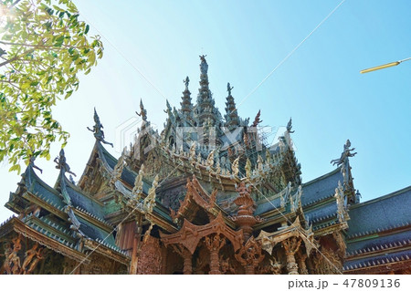 The Sanctuary of Truth in Pattaya, Thailand 47809136