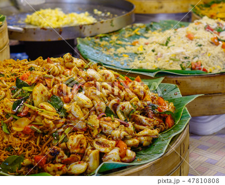 Thai seafood noodle Thai seafood noodle 47810808