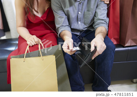 Paying for purchases with credit card 47811851