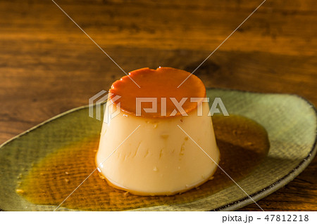 手作りカスタードプリン homemade custard pudding 手作りカスタードプリン homemade custard pudding 47812218