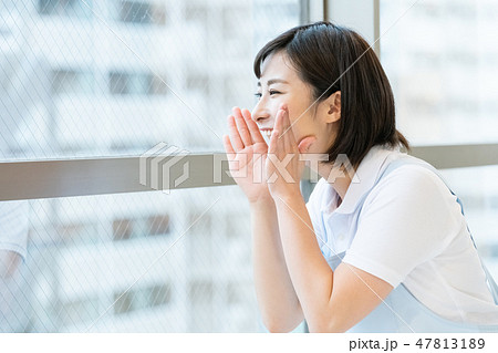 介護職の女性 介護職の女性 47813189