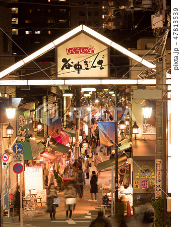 東京都　谷中銀座商店街 47813539