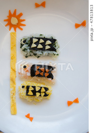 鯉のぼりのごはん 鯉のぼりのごはん 47813813