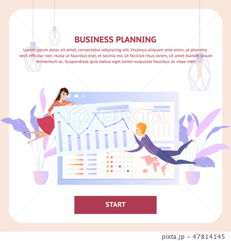 Business Planning Analysis Tablet Website Banner 47814145