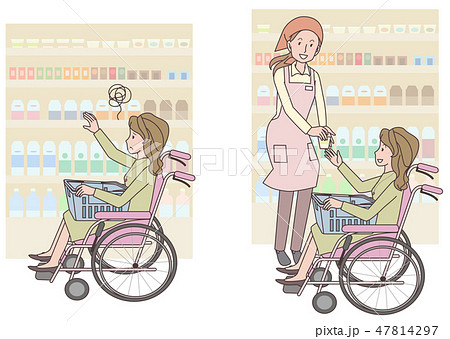 日本ユニバーサルマナー協会監修素材 肢体障害者 日本ユニバーサルマナー協会監修素材 肢体障害者 47814297