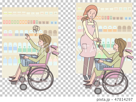 日本ユニバーサルマナー協会監修素材 肢体障害者 日本ユニバーサルマナー協会監修素材 肢体障害者 47814297