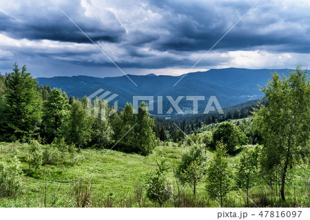 HDR views during uphill Makovytsya Ukraine HDR views during uphill Makovytsya Ukraine 47816097