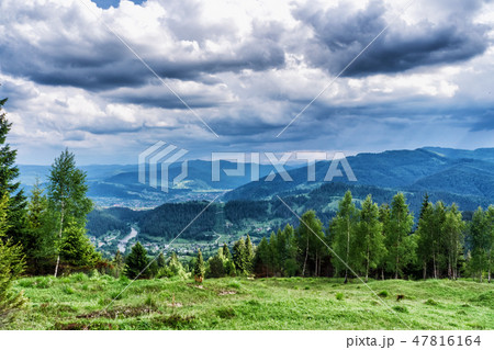 HDR views during uphill Makovytsya Ukraine HDR views during uphill Makovytsya Ukraine 47816164